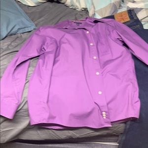 Mens Purple Croft And Barrow formal button down
